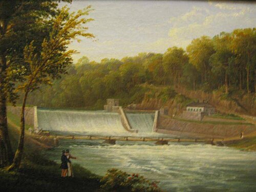 Old Croton Dam, Westchester County, NY, , Jervis McEntee