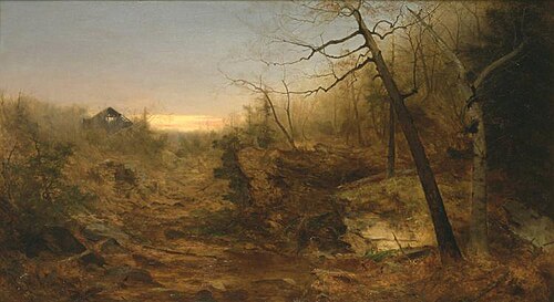Autumn, Mill Stream, 1860, Jervis McEntee