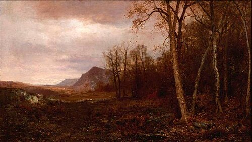 Over The Hills and Far Away, 1878, Jervis McEntee