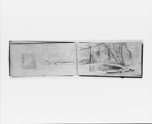 Stony Clove, June 26, 1870 (from Sketchbook), 1870, Jervis McEntee