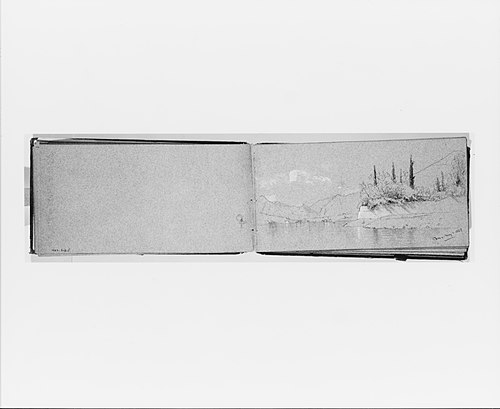 Lake Como, May 1, 1869 (from Sketchbook), 1869, Jervis McEntee