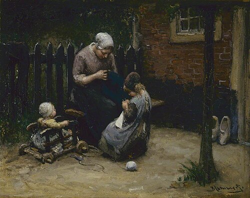Mother and Children, , Bernard Blommers