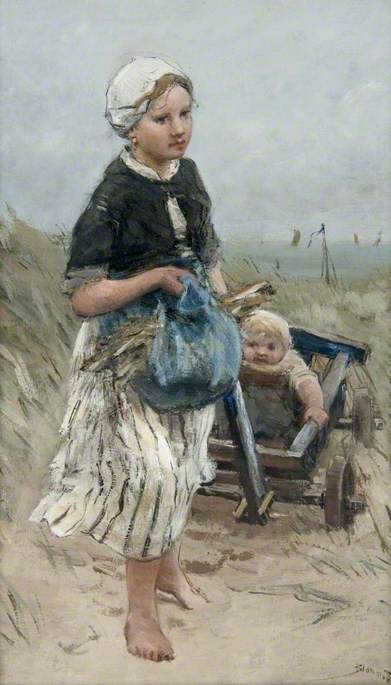 On the Dunes, 1888, Bernard Blommers