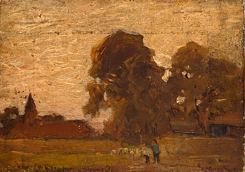 A rural landscape, , Bernard Blommers