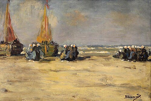 Figures on the Beach, , Bernard Blommers