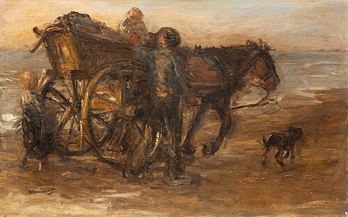 Fishing for shells, , Bernard Blommers