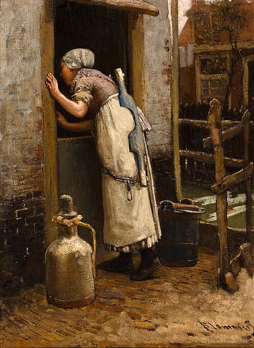 The milk maid, , Bernard Blommers