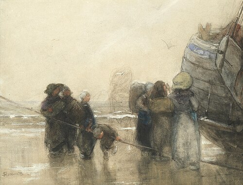 Sorting the catch, , Bernard Blommers