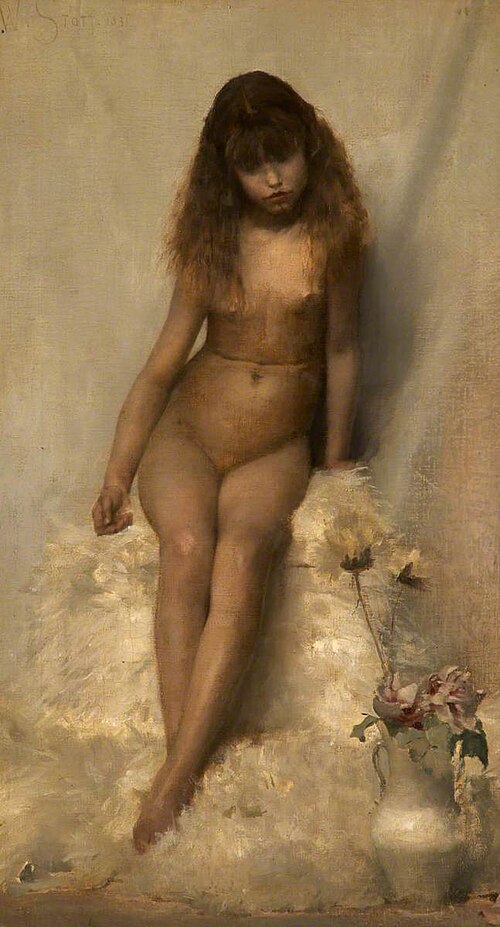 Wild Flower, 1881, William Stott