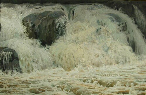 A Freshet, 1888, William Stott