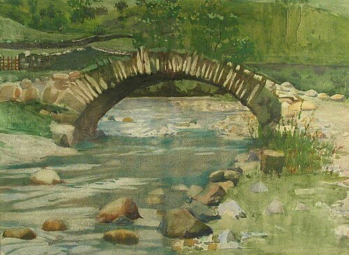 A Bridge, , William Stott