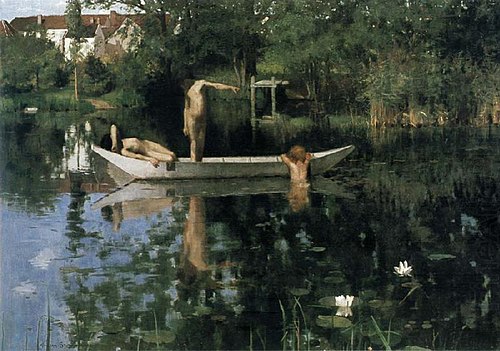 The Bathing Place, 1881, William Stott