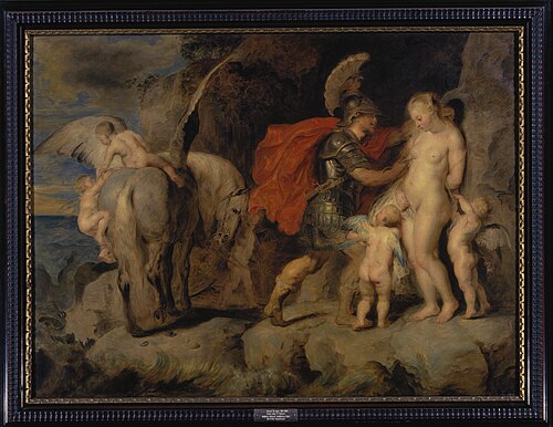 Perseus frees Andromeda, 1894, Edouard de Jans