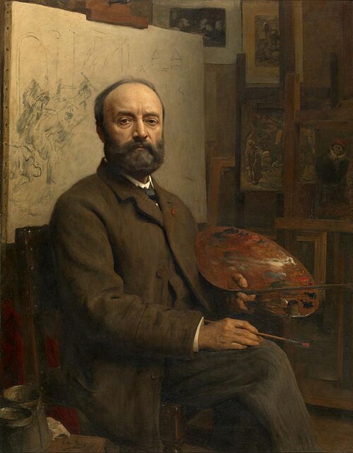 The Painter Charles Verlat, 1904, Edouard De Jans