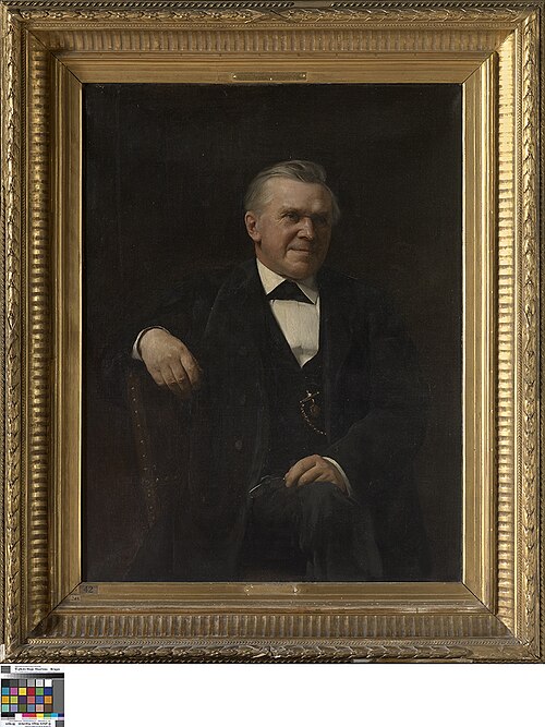 Portret van Eugeen Lefébure, 1883, Edouard De Jans