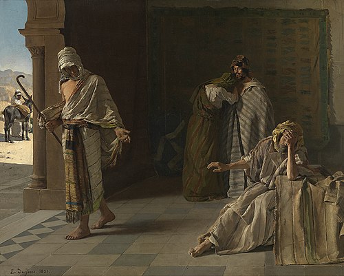 Het vertrek van de verloren zoon, 1881, Edouard De Jans