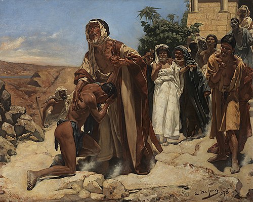 De thuiskomst van de verloren zoon, 1878, Edouard De Jans