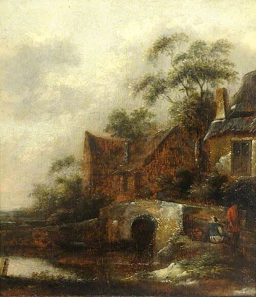 A River Scene with Figures, , Salomon Rombouts
