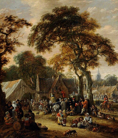 A Village Kermesse, 1649, Salomon Rombouts