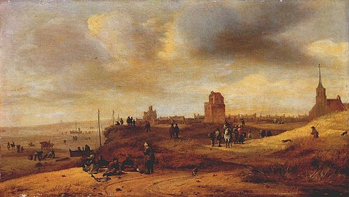 Coast at Scheveningen, 1680, Salomon Rombouts