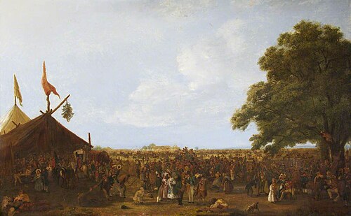 Races on Clifton Downs, 1835, James Pollard