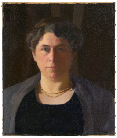 Portrait of Bianca Kern-Hunziker, 1912, Hermann Daur