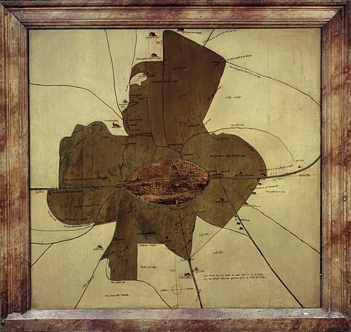 City Map of Utrecht, 1541, Evert van Schayck