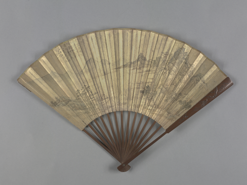 陆治石湖春游成扇, , Lu Zhi