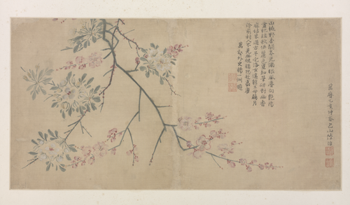 陆治花卉页, , Lu Zhi
