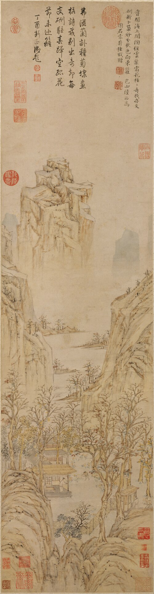 Planting Chrysanthemums, 1550, Lu Zhi
