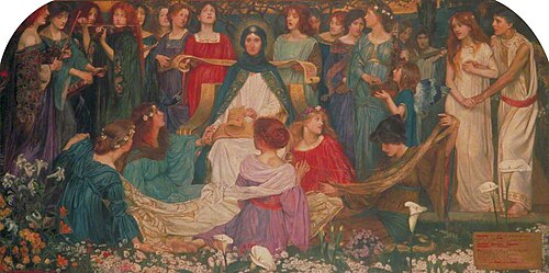 The Blessed Damozel, 1895, Byam Shaw