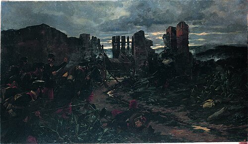 Scene of War in Africa, 1907, Vicenç Miquel Pous