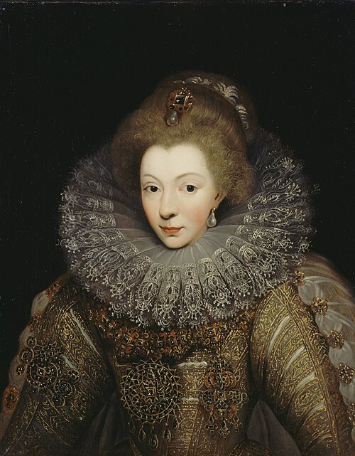 Portrait of Catherine de Bourbon (1559-1604), 1839, Amélie Cordelier de La Noue