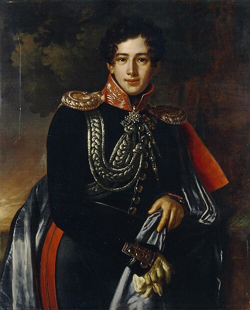 Portrait of Count Nikolai Samoilov, 1825, Benoît Charles Mitoire