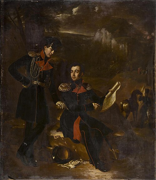 Portrait of the Durnovos, 1820, Benoît Charles Mitoire