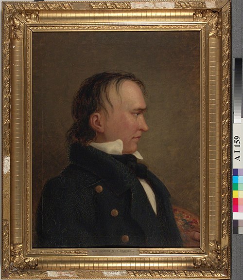 Portrait of Gustaf Wilhelm Finnberg, 1876, Fredrik Ahlstedt