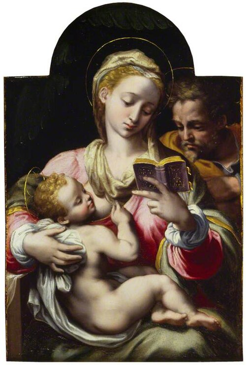 The Holy Family, 1565, Pompeo Cesura