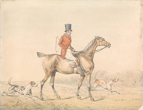 "The Cover Hack", 1827, Henry Thomas Alken