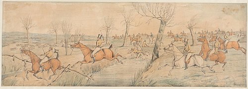 Foxhunting: Full Cry, 1830, Henry Thomas Alken