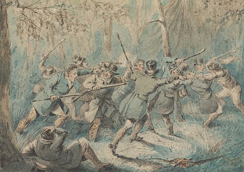 Poachers Surprised, , Henry Thomas Alken