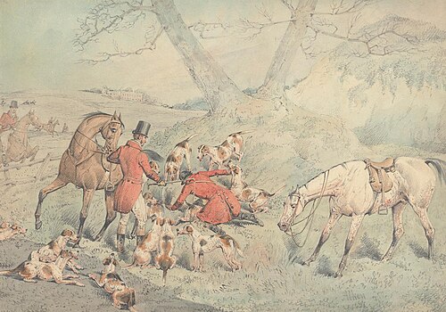 Foxhunting: Gone to Ground, , Henry Thomas Alken