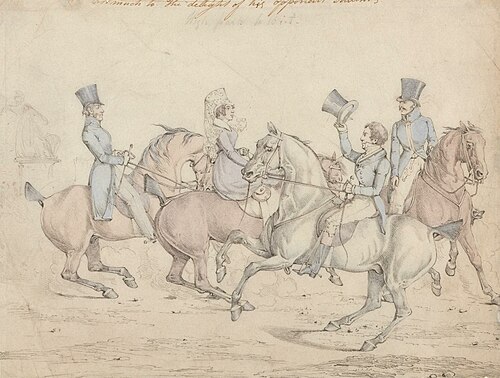 Morning Ride, 1822, Henry Thomas Alken