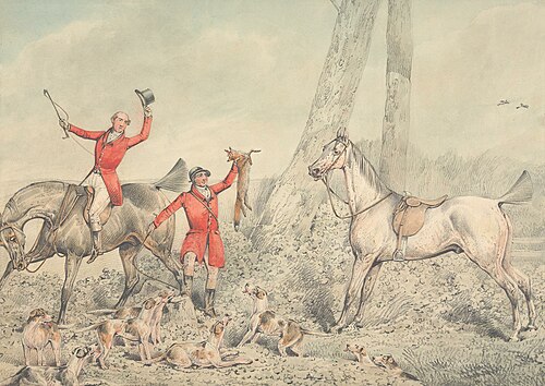 The Death: Huntsman Holding Fox Aloft, , Henry Thomas Alken