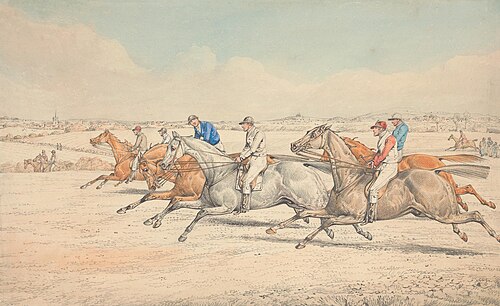 Steeplechasing: The Start, , Henry Thomas Alken
