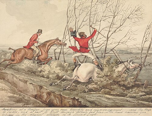 "Qualified Horses and Unqualified Riders:" 'Swishing at a Rasper From Your Own Timidity and Mismanag, , Henry Thomas Alken