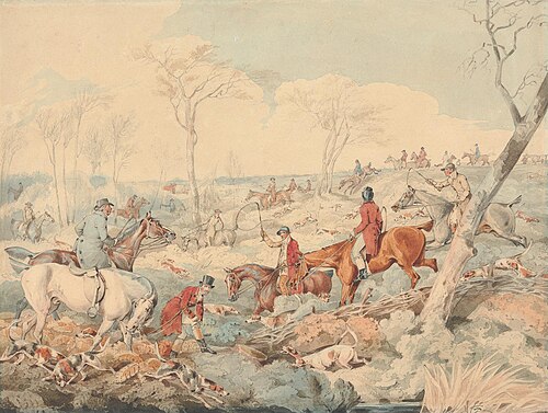 Foxhunting: Drawing a Cover, , Henry Thomas Alken