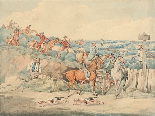 Foxhunting: Gone Away, , Henry Thomas Alken