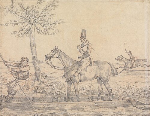 "Sporting Notions:" 'Hav'nt You a Notion That Tthis is the Best Mode of Monveyance Over a brook? and, 1831, Henry Thomas Alken