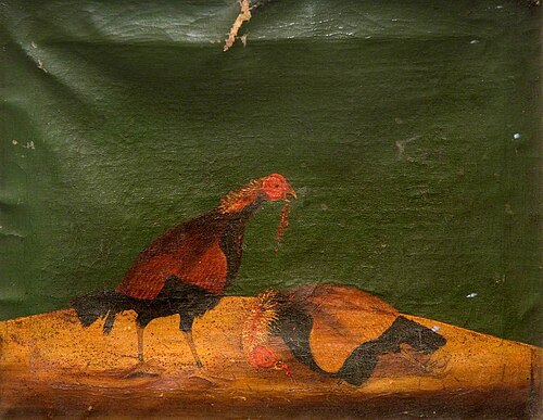 Cockfighting – One Cock Kills the Other, 1790, Henry Thomas Alken