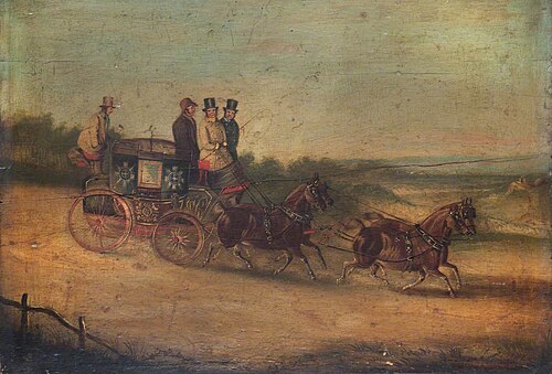Coaching Scene, 1835, Henry Thomas Alken
